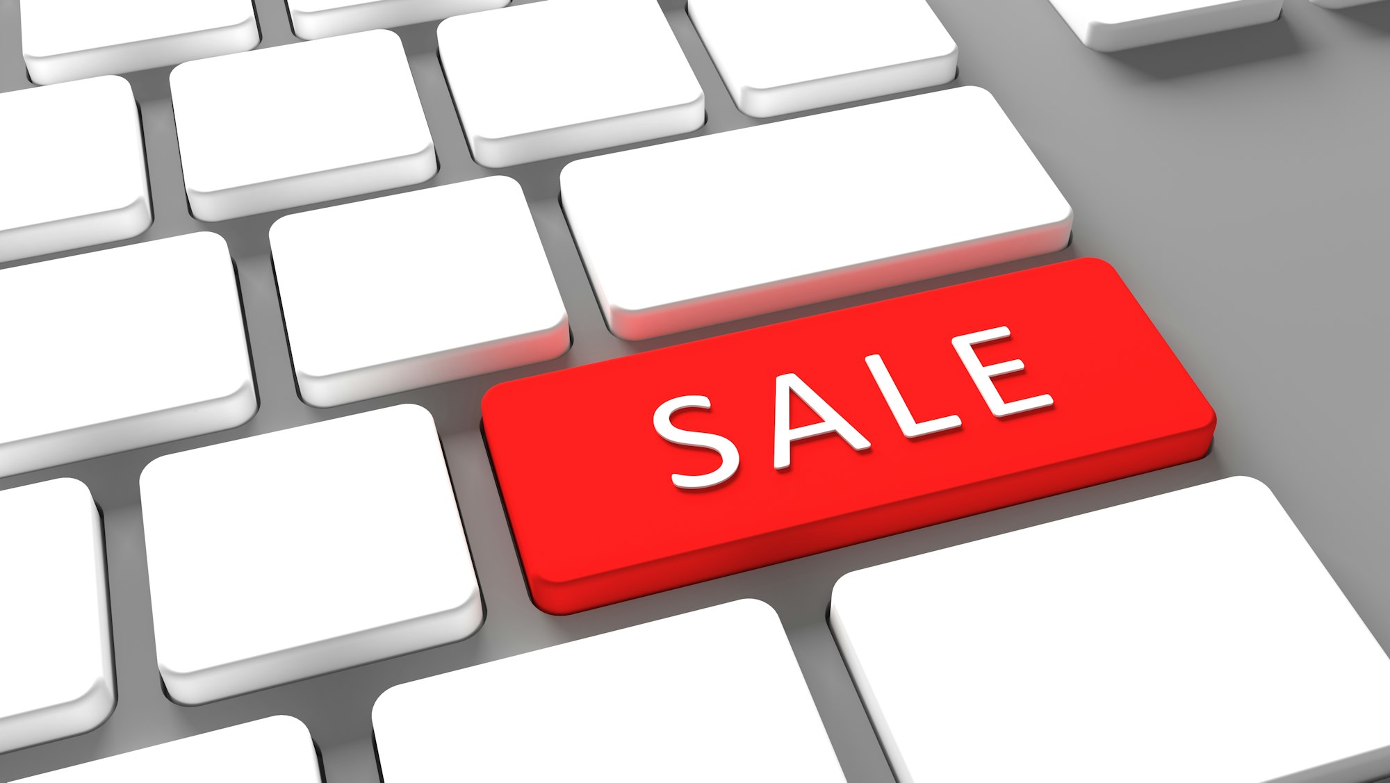 Sale Keyboard button - internet Online shopping concept e-commerce